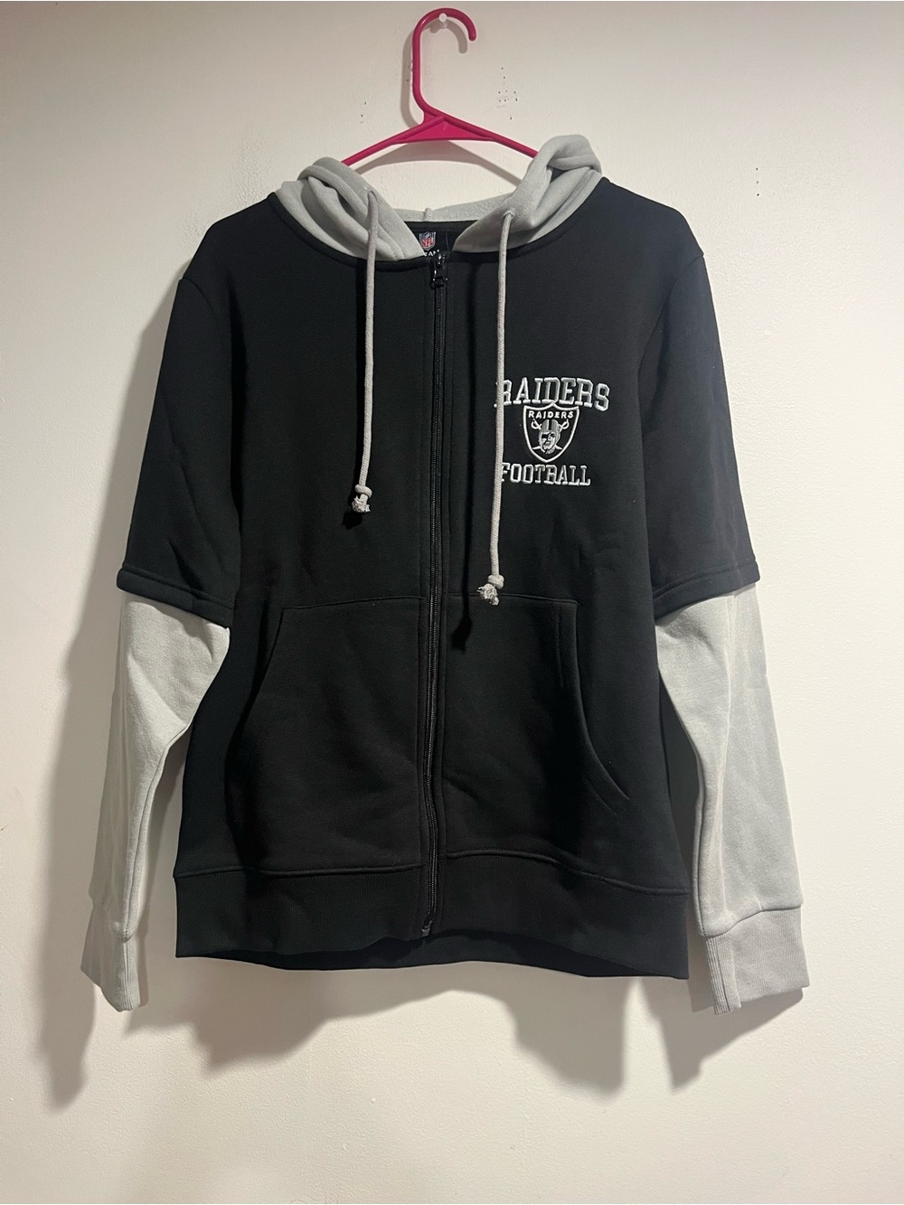 NFL FOCO Raiders full zip hoodie